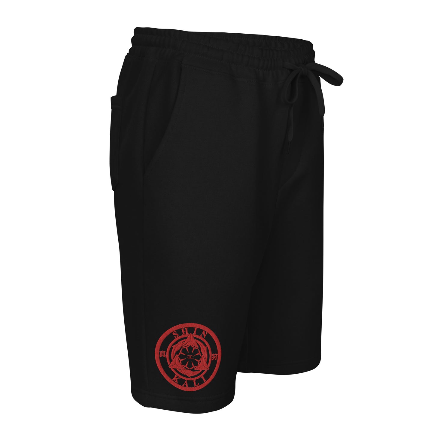 ShinKali Embroidered fleece shorts
